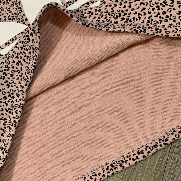 adidas Her Studio London Trefoil French Terry Animal Print Sweatshirt Size M - Picture 12 of 16